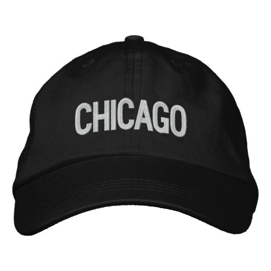 Casquette ajustable personnalisé Chicago (Devant)