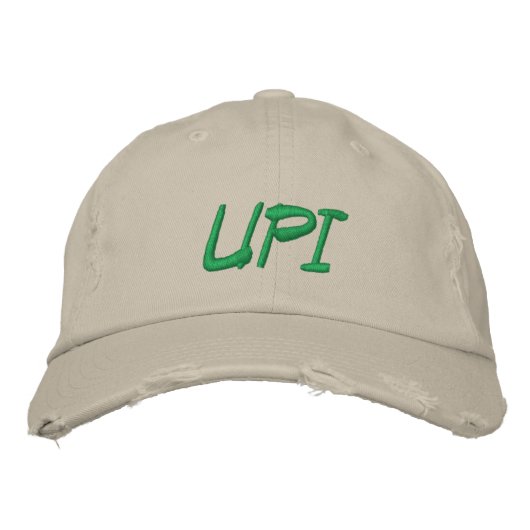 Casquette ajustable UPI Vieux Torn (Devant)