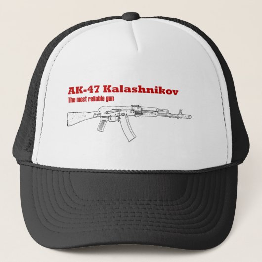 Casquette AK-47 Kalashnikov - The most reliable gun (Devant)