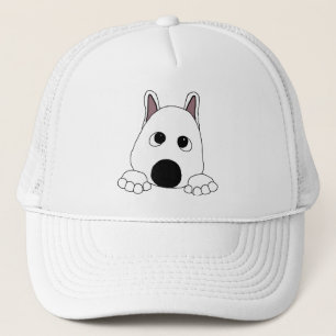 Casquette akita peeping blanc