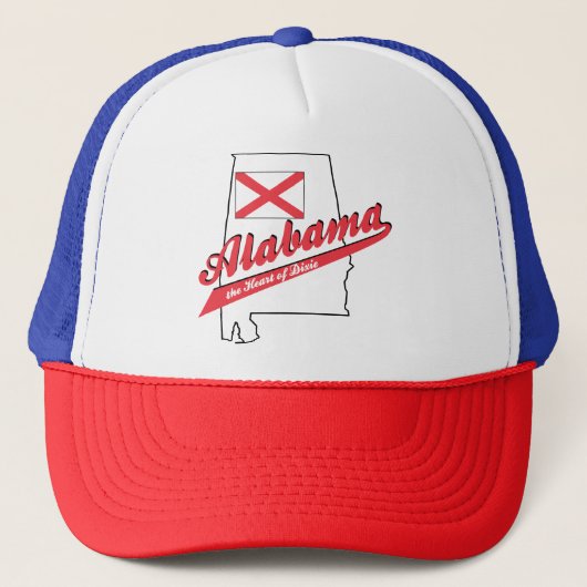 Casquette Alabama Cœur de Dixie (Devant)