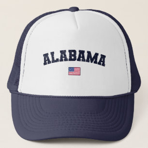 Casquette Alabama Etat USA Drapeau Vintage désorganisé