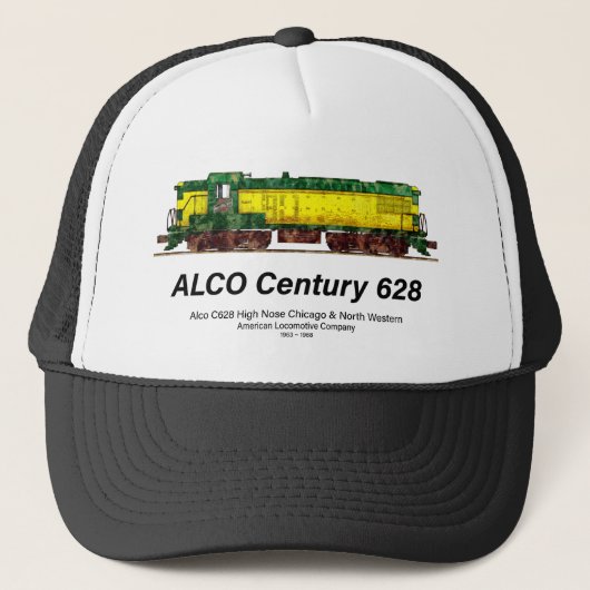 Casquette Alco C-628 aka Alco Century 628 Diesel Locomotive (Devant)