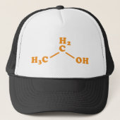 Casquette Alcool Éthanol Formule chimique moléculaire (Devant)