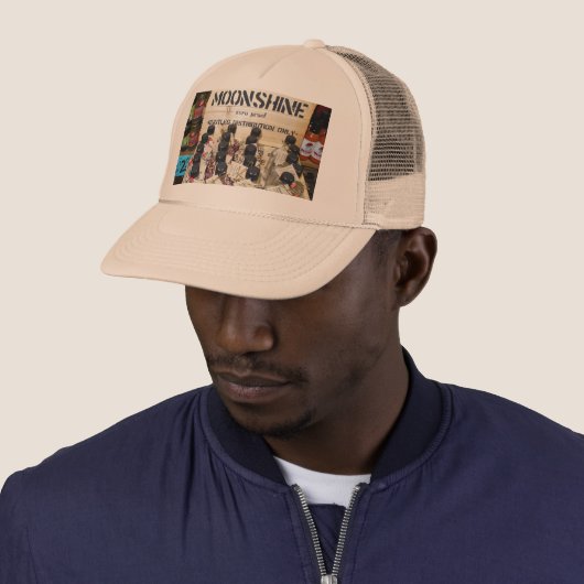 Casquette "Alcool illégal " (En situation)