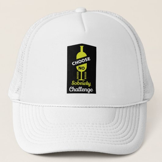 Casquette Alcool Sobriété Alcool Sans alcool Support Teetota (Devant)