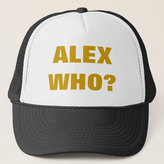 CASQUETTE ALEX QUI ? (Devant)
