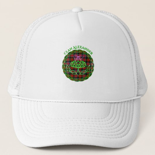Casquette Alexander Scottish Tartan Celtic Thistle (Devant)