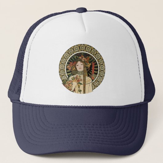 Casquette Alfonse Mucha Trappistine Nouveau (Devant)