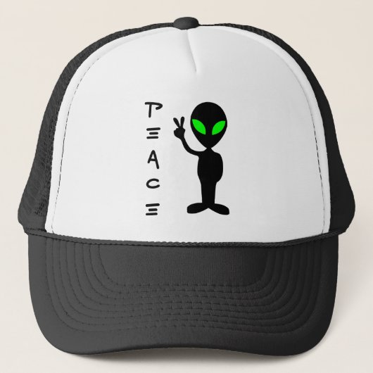 Casquette Alien de la paix (Devant)