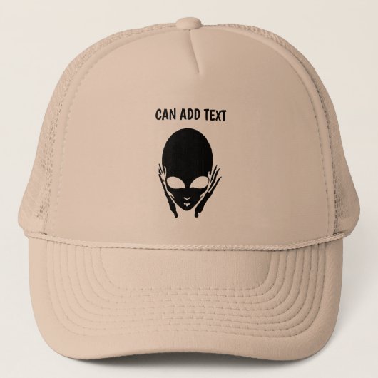Casquette Alien ne voit aucun mal (Devant)