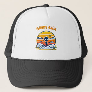 Casquette Alien Sunset esthétique Coucher de soleil Alien