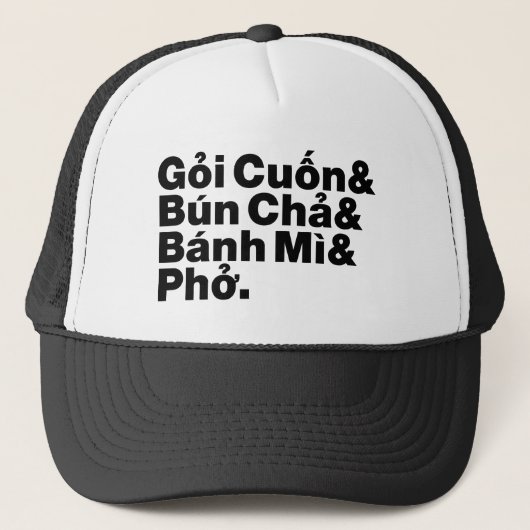 Casquette Alimentation de rue vietnamienne (Devant)