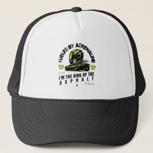 Casquette Alimenté par Adrenaline - Conception dynamique aud (Devant)