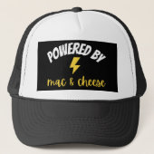 Casquette Alimenté par Mac et fromage (Devant)