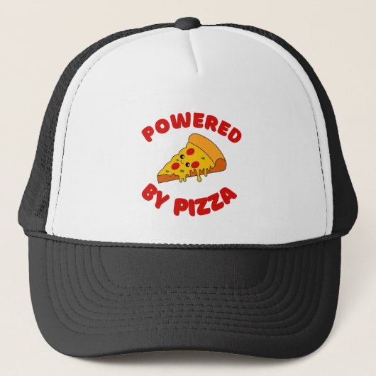 CASQUETTE ALIMENTÉ PAR PIZZA (Devant)