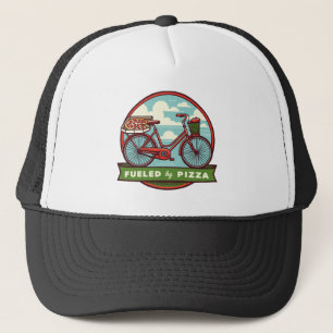 Casquette Alimenté Par Pizza Bike