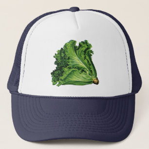 Casquette Aliments vintages, Légumes à la feuille verte