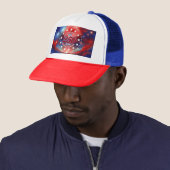 Casquette All Men Are Created Graphics Fireworks Clouds (En situation)