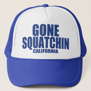 Casquette ALLÉ de SQUATCHIN la Californie (bleu)