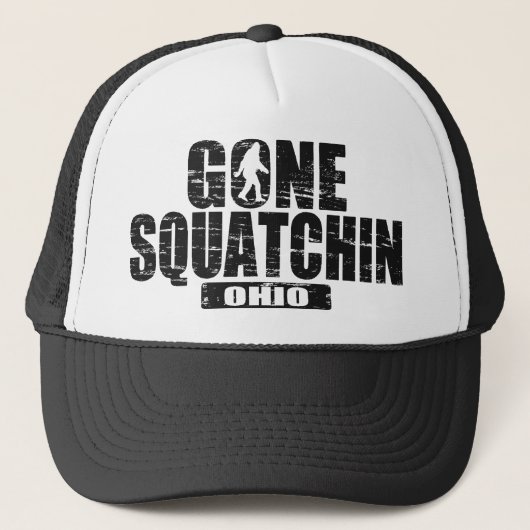 Casquette allé d'édition de Squatchin (affligé) (Devant)