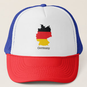 Casquette Allemagne Drapeau sur la carte Souvenir Design