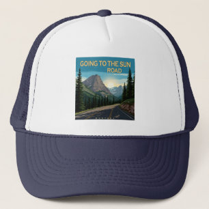 Casquette Aller Au Paysage De Sun Road Montana