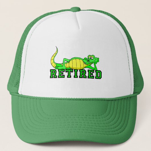 Casquette Alligator frais de retraite (Devant)