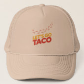 Casquette Allons voir TACO Empreintes de poulet (Devant)