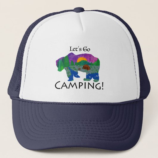 Casquette Allons-y Camping (Devant)