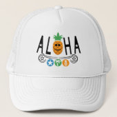 Casquette Aloha Design ananas - Chapeau de camion (Devant)