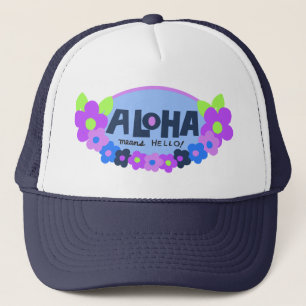 Casquette Aloha Signifie Bonjour Hawaïen Floral
