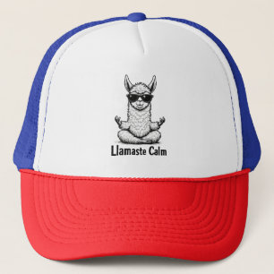 Casquette Alpaca Séjour Calme Llamaste Lama Yoga Amusant