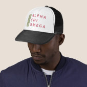 Casquette Alpha Chi Omega | Logo Empilé (En situation)