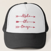 Casquette Alpha flèches d'Omega | de Chi (Devant)