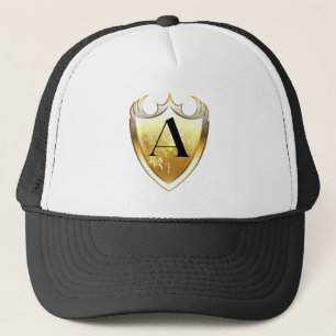 Casquette Alpha Monogramme A Lettre Artistique Style Quotidi