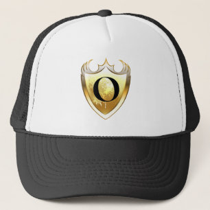 Casquette Alpha Monogramme O Lettre Artistique Style Quotidi