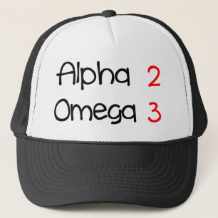 Casquette alpha oméga