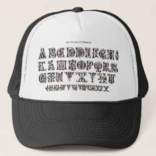 Casquette alphabet