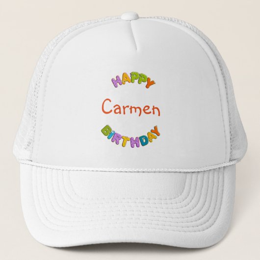 Casquette alphabet animal - anniversaire (Devant)