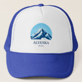Casquette Alyeska Alaska ski resort vacation Hat (Devant)