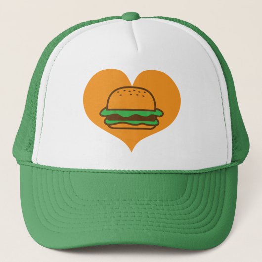 Casquette Amant d'hamburger (Devant)