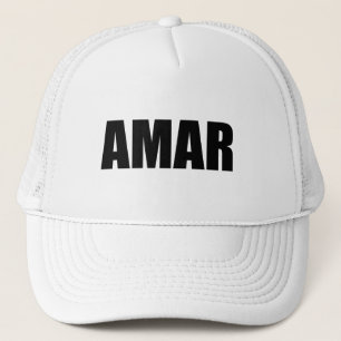 Casquette Amar amour en espagnol