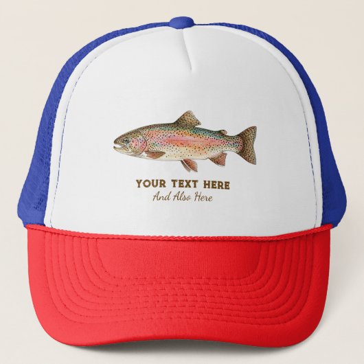 Casquette Amateur de pêche personnalisé - Conception de pêch (Devant)