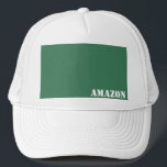 Casquette Amazone<br><div class="desc">Montrez vos couleurs avec fierté !  Amazone est une nuance du vert de jungle qui représente la plus grande forêt tropicale tropicale dans le monde</div>