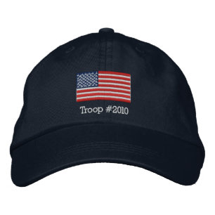 Casquette américain avec Troie modifiable # ci-des