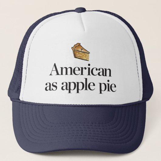 Casquette Américain comme tarte aux pommes (Devant)