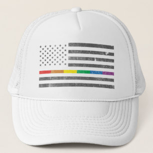 Casquette américain de camionneur de drapeau de