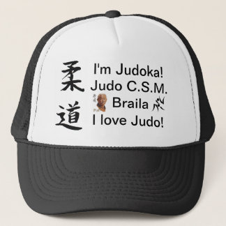 Casquette Américain de stil de Sapca je suis Judoka ! J'aime