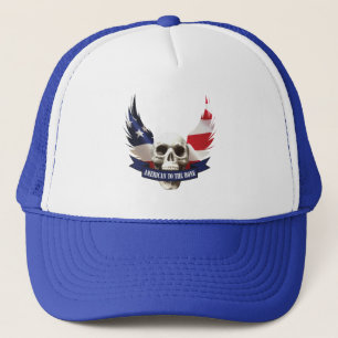 Casquette Américain jusqu'à l'Os Crâne